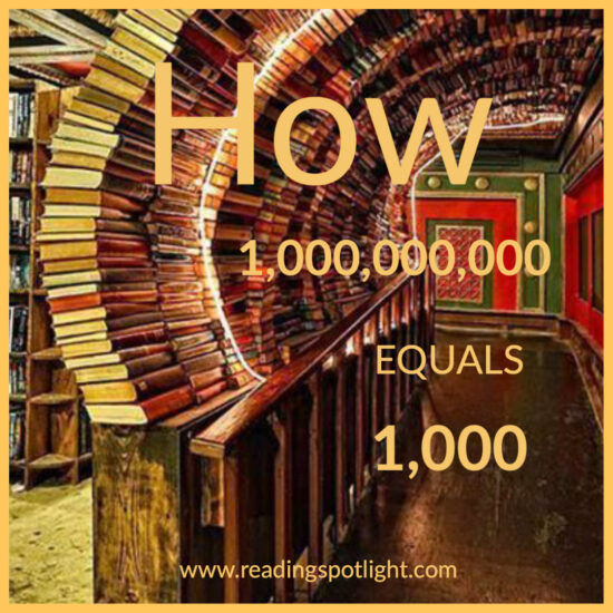 Reading Math: One Million Equals One Thousand